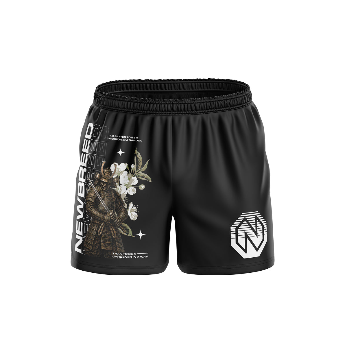 Warrior in a Garden Grappling Shorts