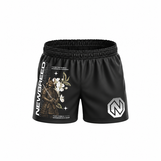 Warrior in a Garden Grappling Shorts YOUTH