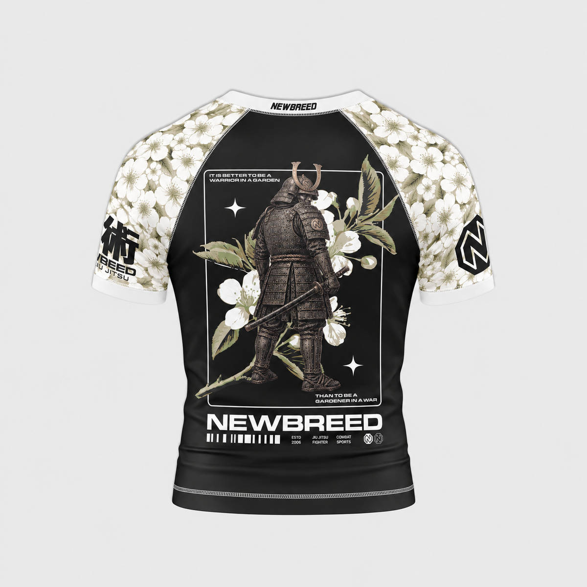Warrior in a Garden Short Sleeve Rashguard YOUTH