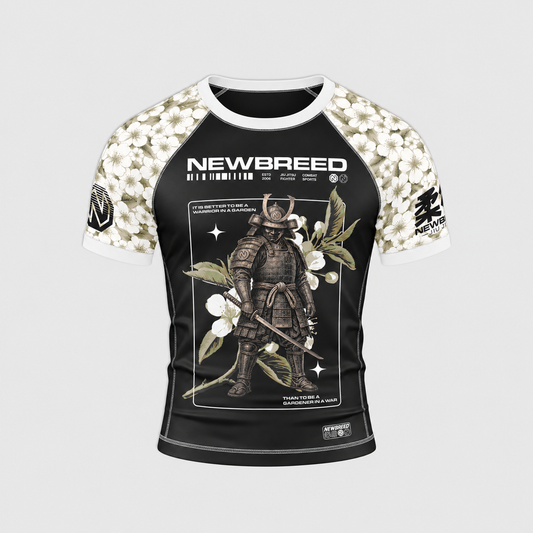 Warrior in a Garden Short Sleeve Rashguard YOUTH