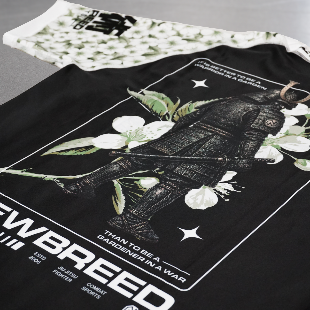 Warrior in a Garden Short Sleeve Rashguard YOUTH