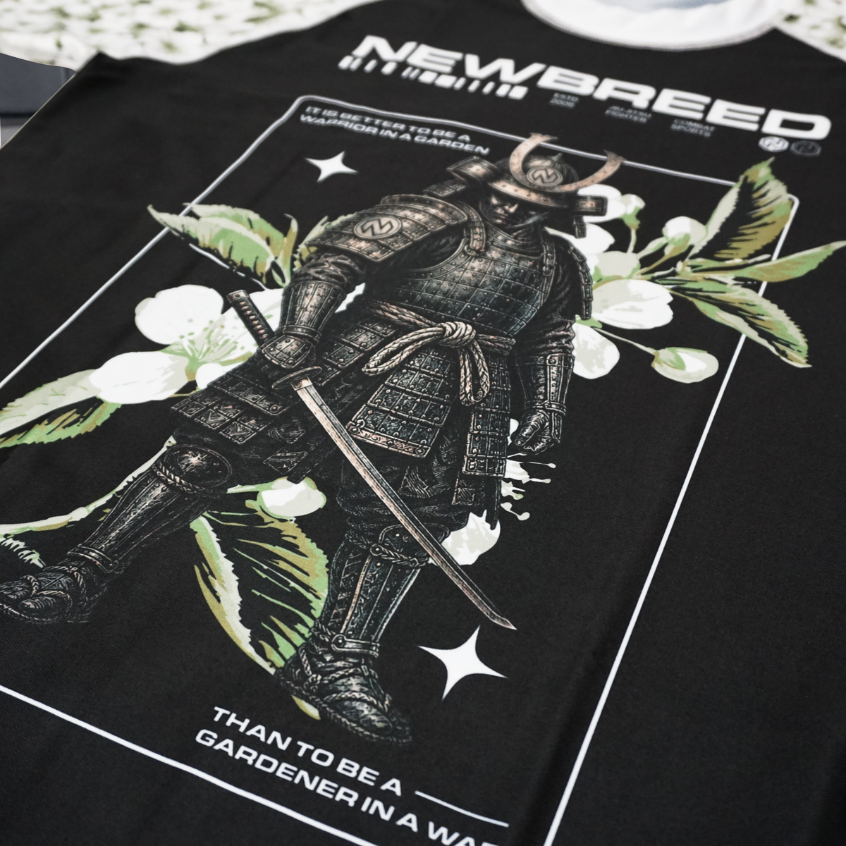 Warrior in a Garden Short Sleeve Rashguard YOUTH